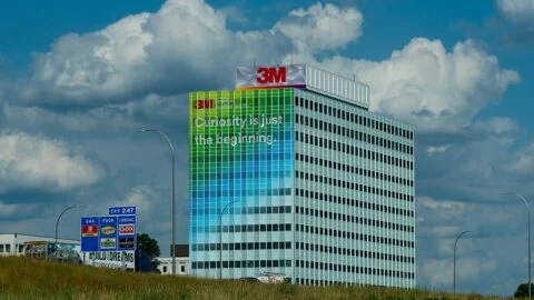 The 3M corporate headquarters building in Minnesota