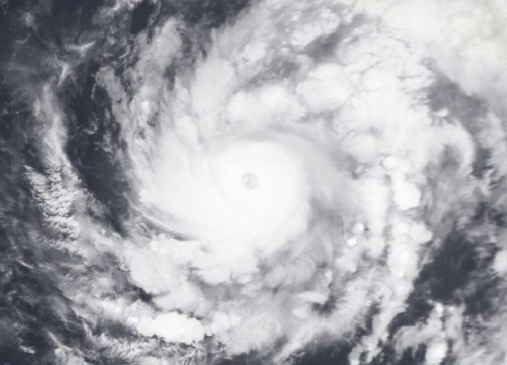 Hurricane Trudy satellite view October 16 2026